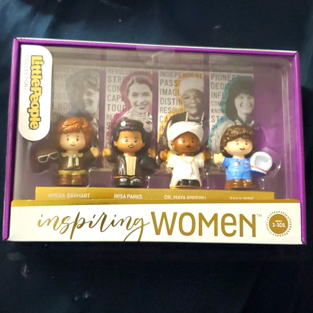 : 4pc LITTLE PEOPLE Inspiring Women Collectors Set New